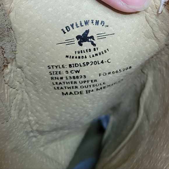 Idyllwind Women's Charmed Life Western Boots - Round Toe 8 Wide Calf - Picture 8 of 8